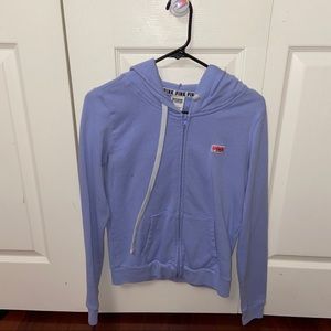 Lavender Pink Zip up Hoodie